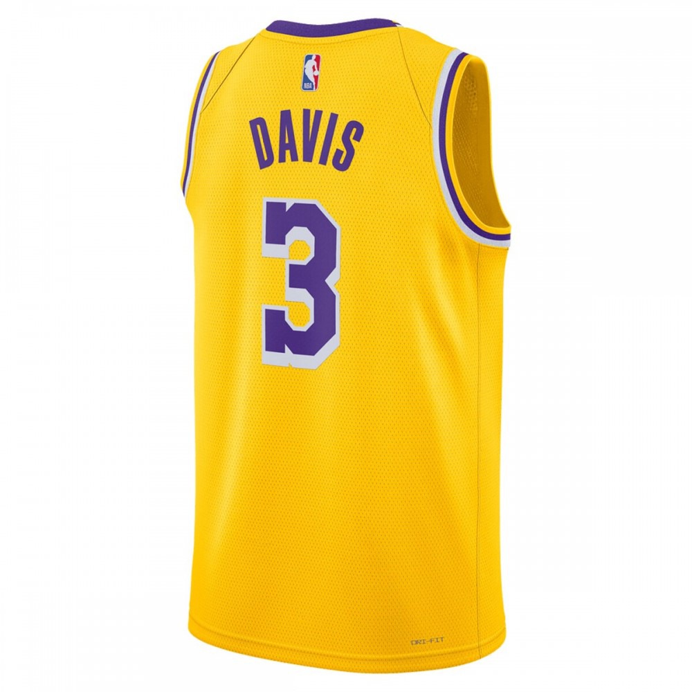 Anthony Davis Los Angeles Lakers Unisex 2022/23 Swingman Jersey - Icon Edition - Gold-Pro Kit Vault | Brand New 26/27 Sports Jerseys